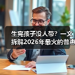 生完孩子没人带？一文拆解2026年最火的普惠托育服务（图1）