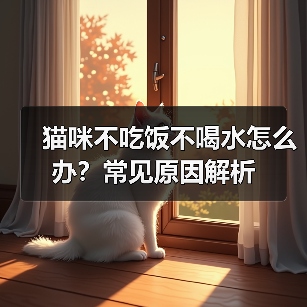 猫咪不吃饭不喝水怎么办？常见原因解析（图2）