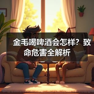 金毛喝啤酒会怎样？致命危害全解析（图1）