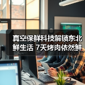 真空保鲜科技解锁东北鲜生活 7天烤肉依然鲜嫩多汁（图3）