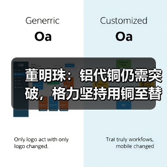 董明珠：铝代铜仍需突破，格力坚持用铜至替代达标（图1）