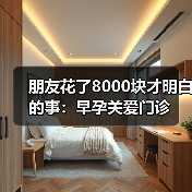 朋友花了8000块才明白的事：早孕关爱门诊（图1）
