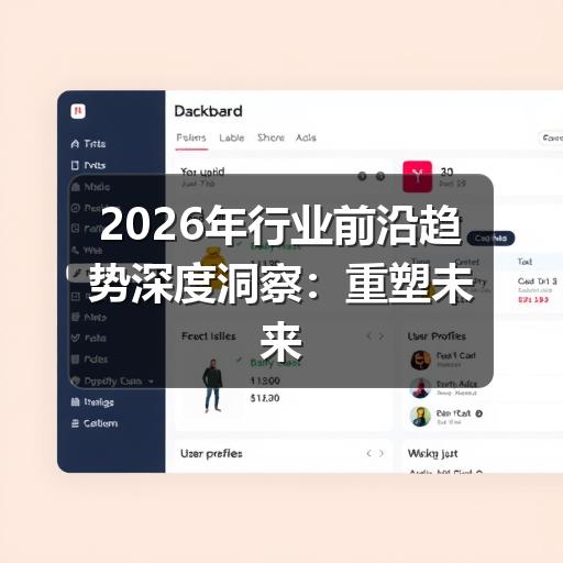 2026年行业前沿趋势深度洞察:重塑未来的六大驱动力 2026年行业前沿趋势深度洞察:重塑未来的六大驱动力