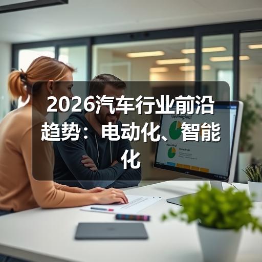 2026汽车行业前沿趋势:电动化、智能化与全球化竞合新局