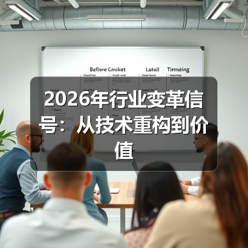 2026年行业变革信号:从技术重构到价值回归的趋势洞察 2026年行业变革信号:从技术重构到价值回归的趋势洞察