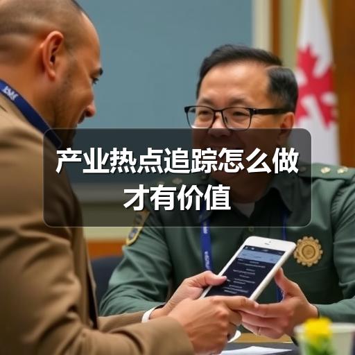 产业热点追踪怎么做才有价值