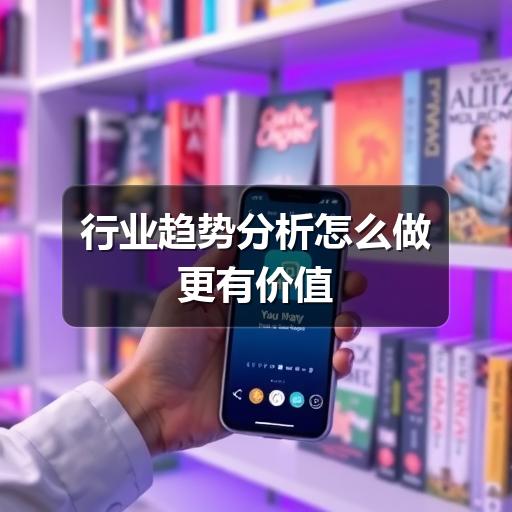 行业趋势分析怎么做更有价值