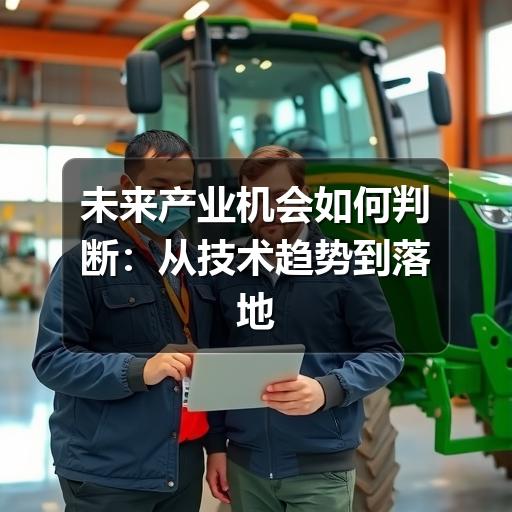 未来产业机会如何判断:从技术趋势到落地场景的实用指南