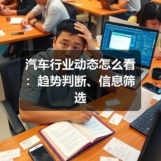汽车行业动态怎么看:趋势判断、信息筛选与决策参考