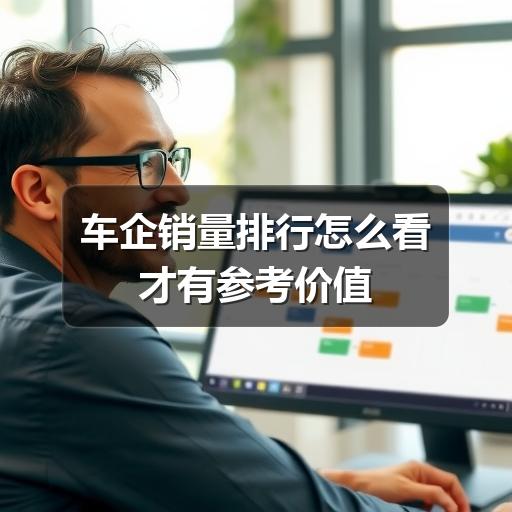车企销量排行怎么看才有参考价值