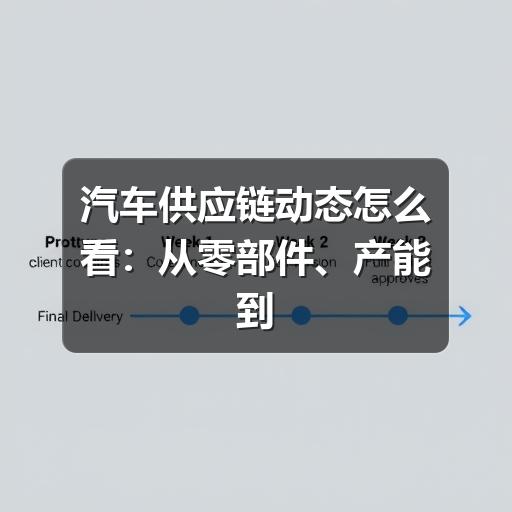 汽车供应链动态怎么看:从零部件、产能到风险预警的实用指南