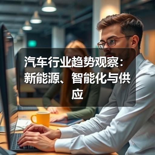 汽车行业趋势观察:新能源、智能化与供应链正在重塑竞争格局