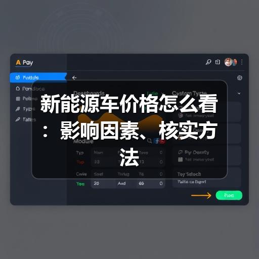 新能源车价格怎么看：影响因素、核实方法与购车避坑建议